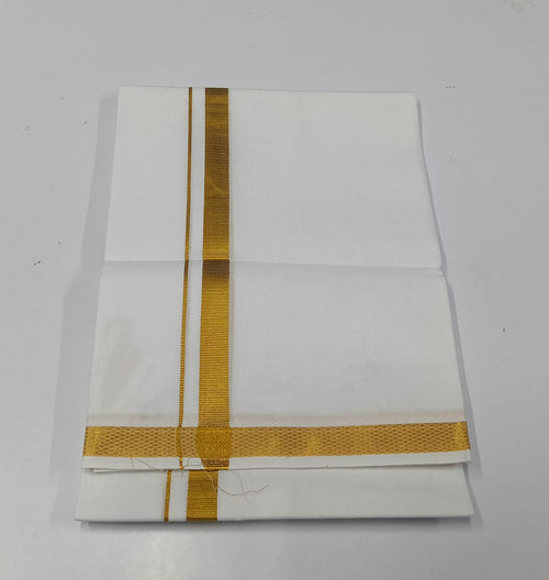 01_2 meter-007 - 1 inch - Gold Zari Border