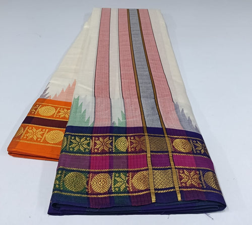 10x6_40 - 7 inch - Namadhari_Vaishnava_ Premium Dhothi
