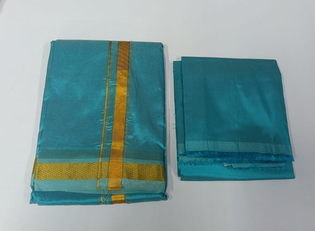 AP12 - 1 inch - Art silk 8 MULLAM VESTI+2METER SHIRT BIT