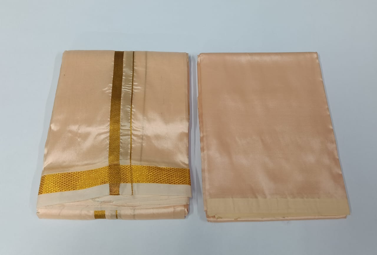 AP13 - 1 inch - Art silk 8 MULLAM VESTI+2METER SHIRT BIT
