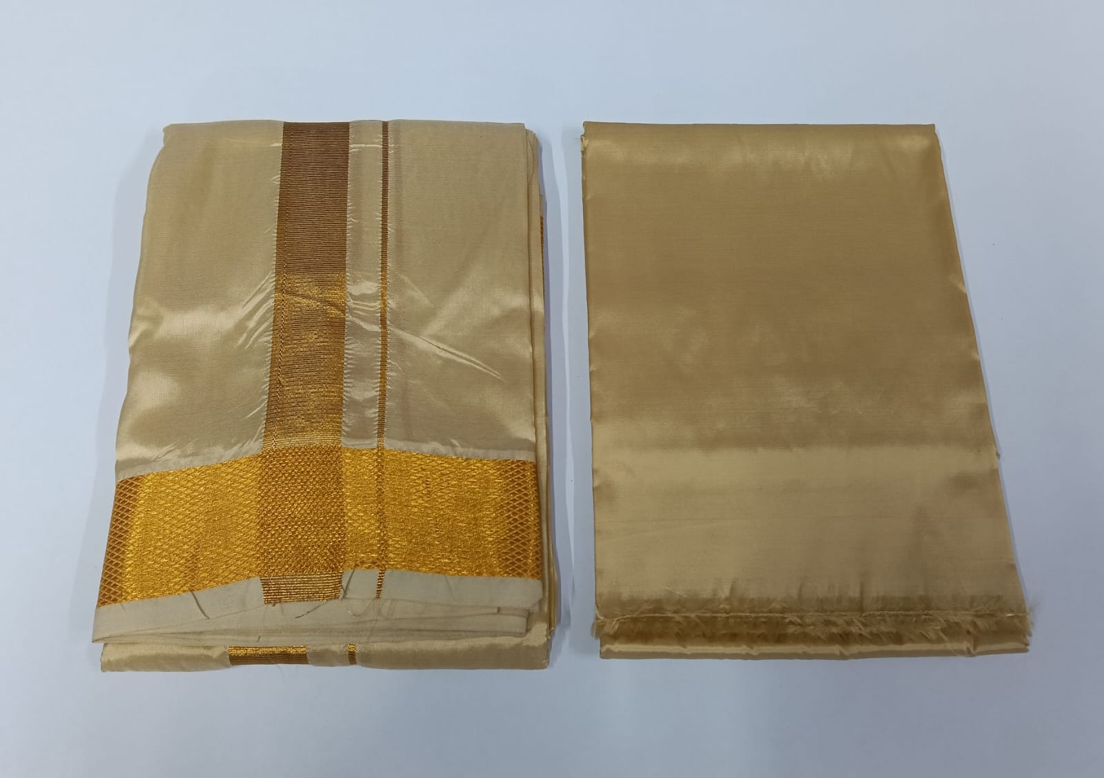 AP14 - 2 inch - Art silk 8 MULLAM VESTI+2METER SHIRT BIT