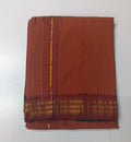 COTTON-COLOR-DHOTIS-013 - 2 inch - Jaquard Border