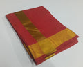 COTTON-COLOR-DHOTIS-014 - 2 inch - Gold Zari