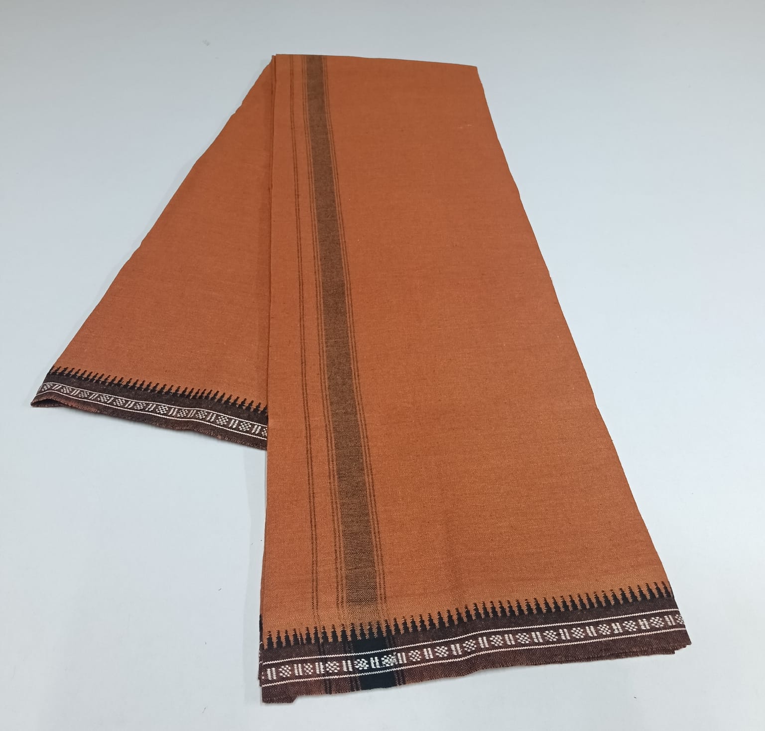 COTTON-COLOR-DHOTIS-016 - Half inch - Pettu Border