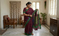 COTTON-SAREES-010 - Cotton Saree - Brown