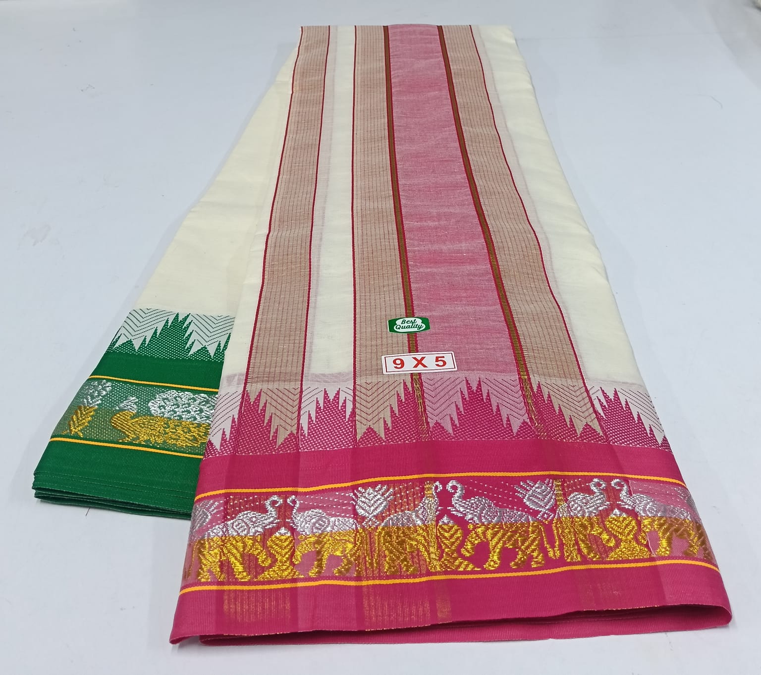 Km_14 - 4 inch - Namadhari - Vaishnava Jaquard Border