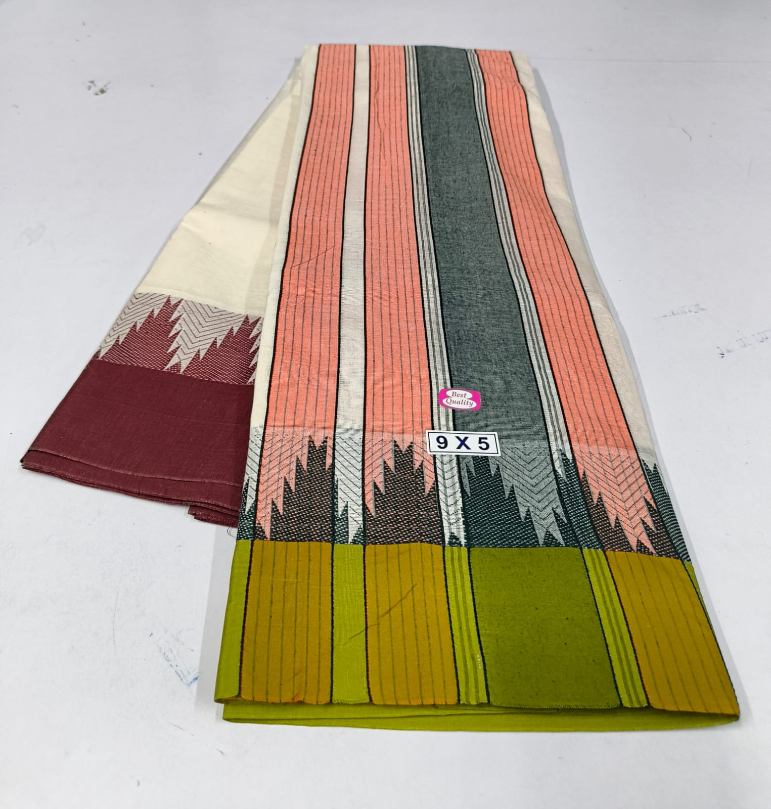 Km_29 - 5 inch - Vaishnava Dhoti _Banch Border