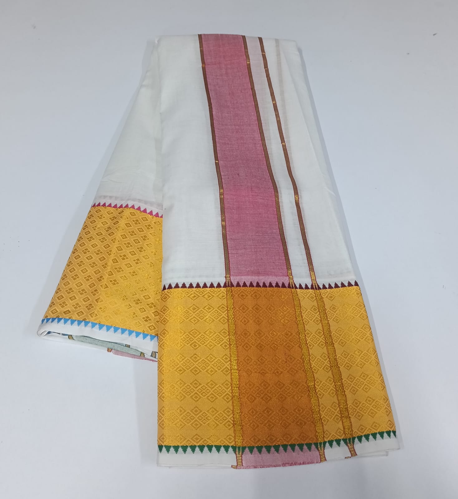 MayilKan_Border_10 - 7 inch - kumbaiseka dhoti