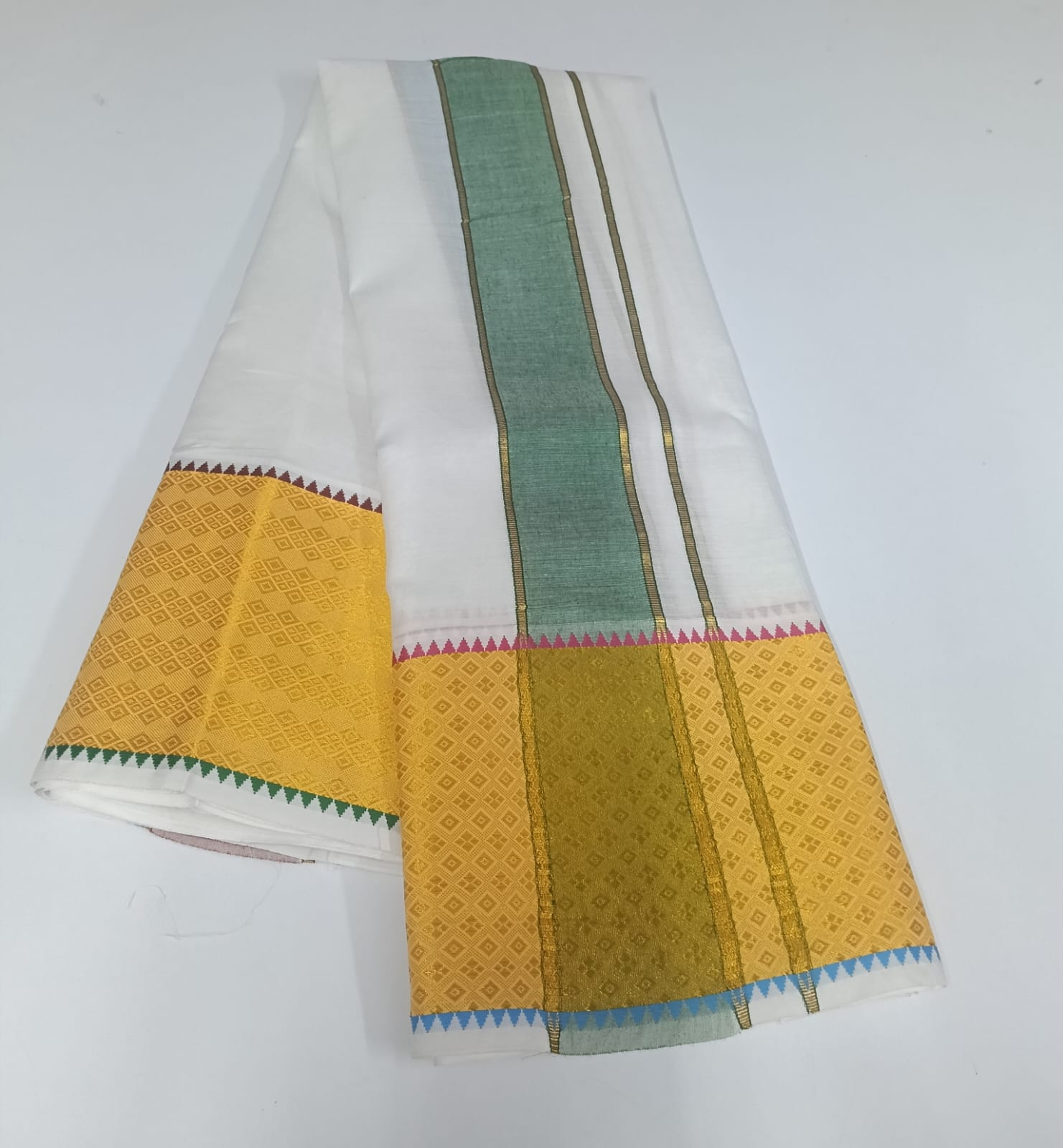 MayilKan_Border_13 - 7 inch - kumbaiseka dhoti