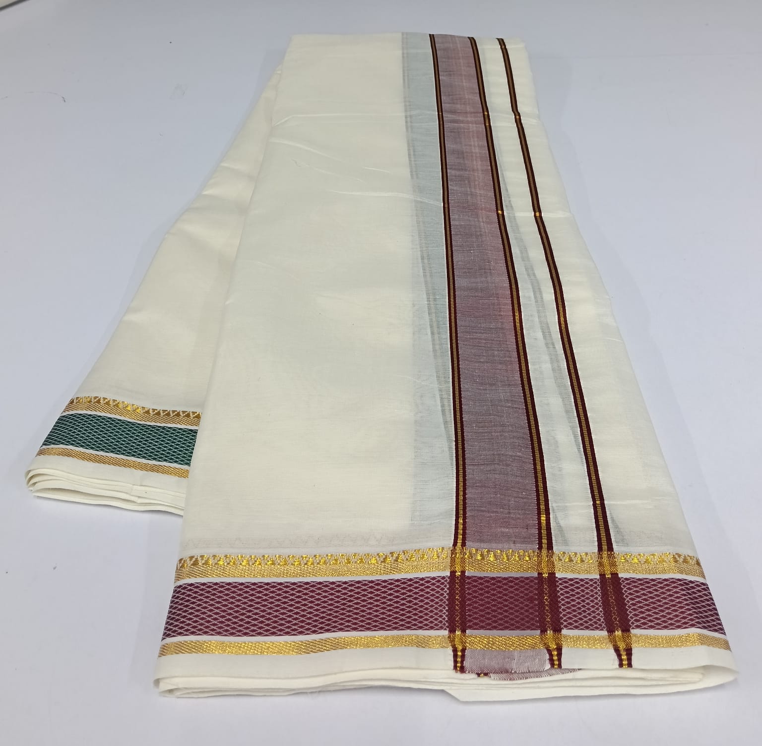 MayilKan_Border_20 - 1 inch - Fancy Mayil kan