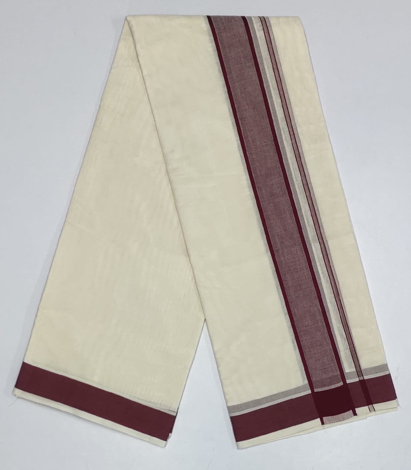 PURE-SILK-AND-HANDLOOM-DHOTIS-003 - 1 inch - COLOUR COTTON KARAI