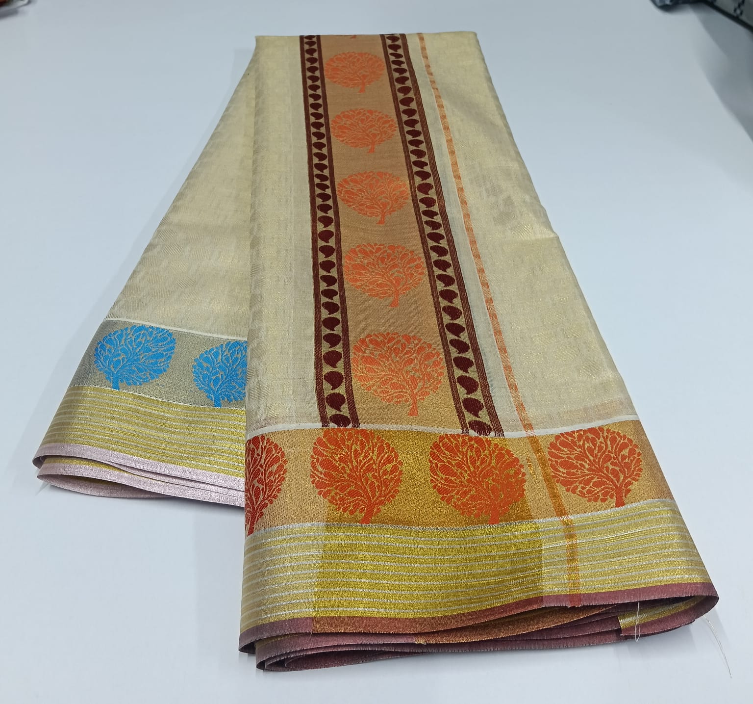 TISSUE-COTTON-9-5-007 - 9x5 - Karbaga virutcham design
