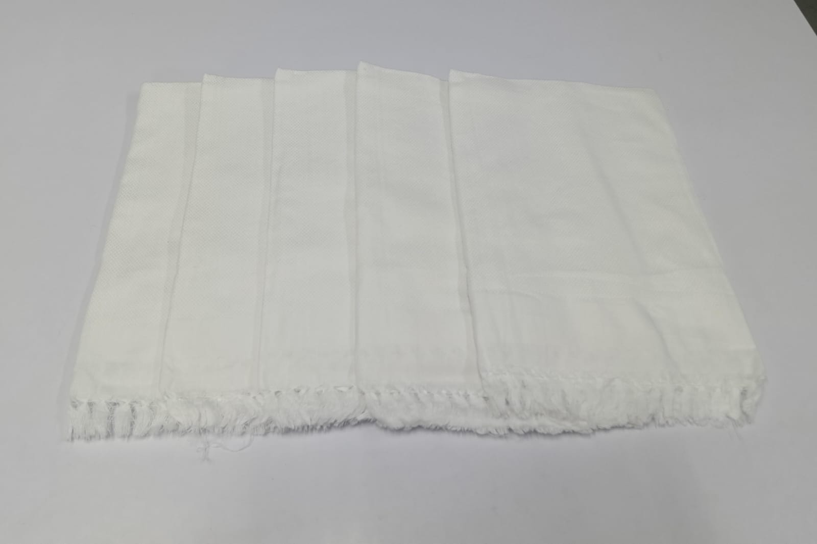 Towel_01 - Plain_5 Piece - Pure White