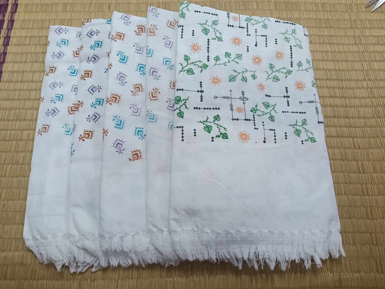 Towel_02 - Printed_ per 5 pcs - Pure White