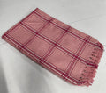 Towel_05 - Checked Towel - Pink