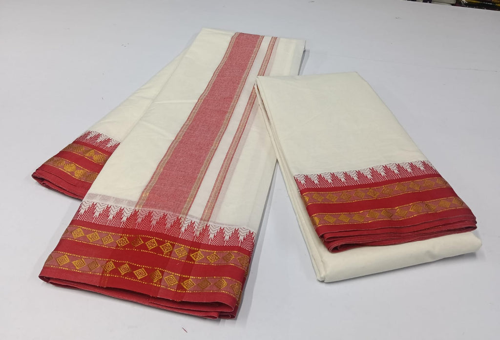 MADHUBARKAM-004A 5Piece Set - 10x6 - Madhubarkam Dhoti
