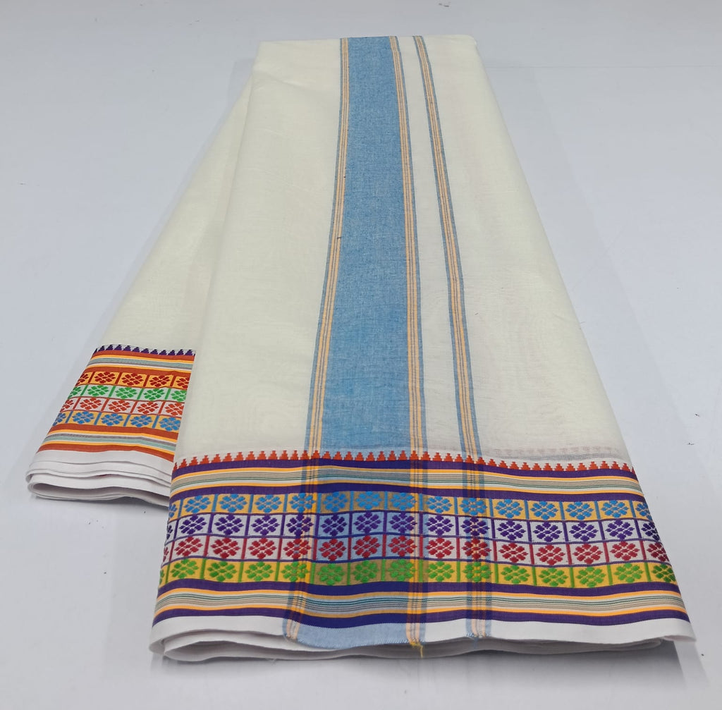 10x6_49 - 3 inch - Pettu Border-Offwhite
