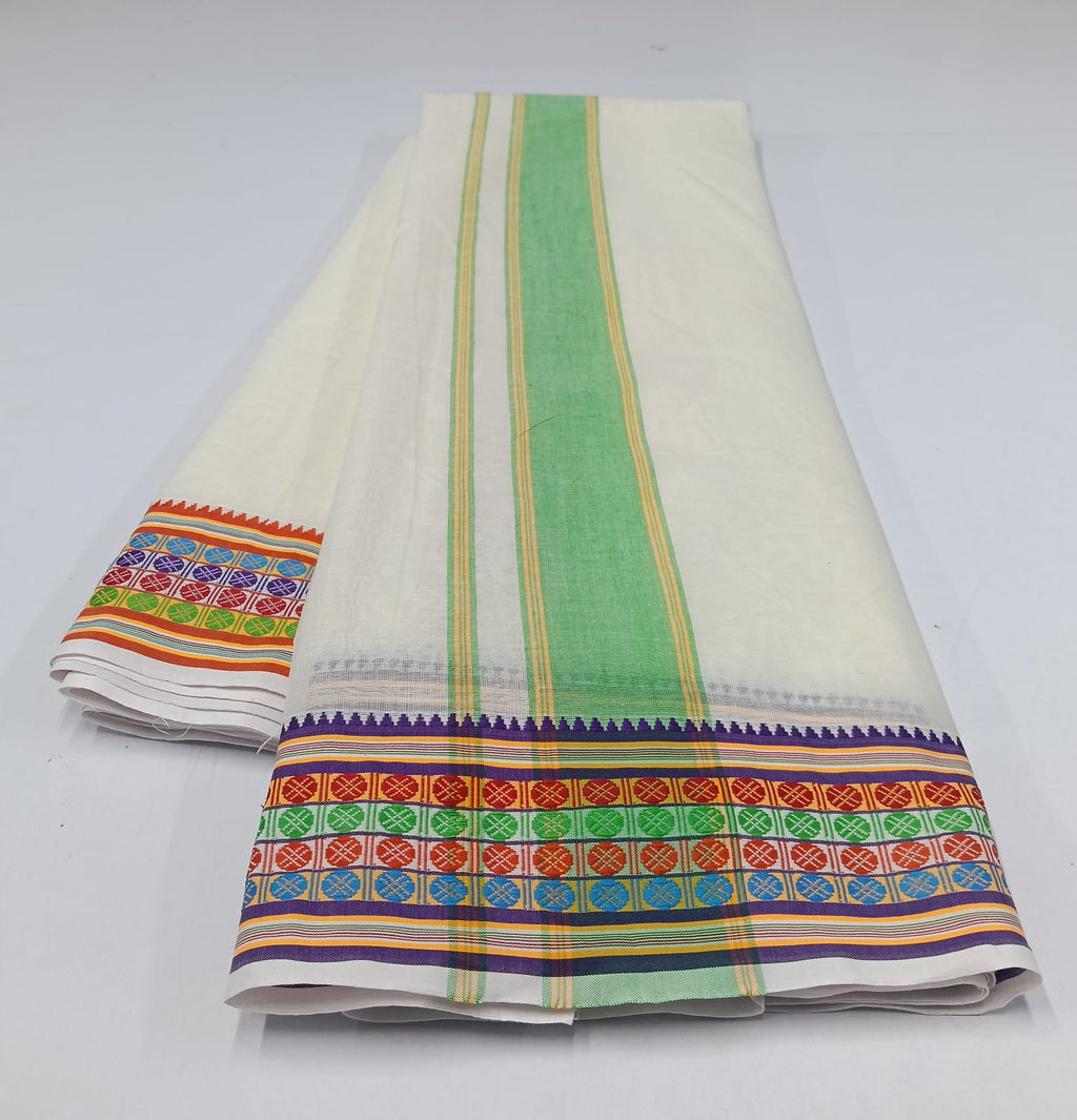 10x6_50 - 3 inch - Pettu Border-Offwhite