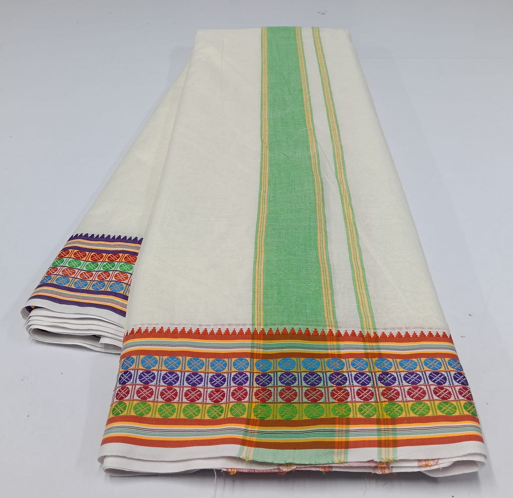 10x6_50 - 3 inch - Pettu Border-Offwhite