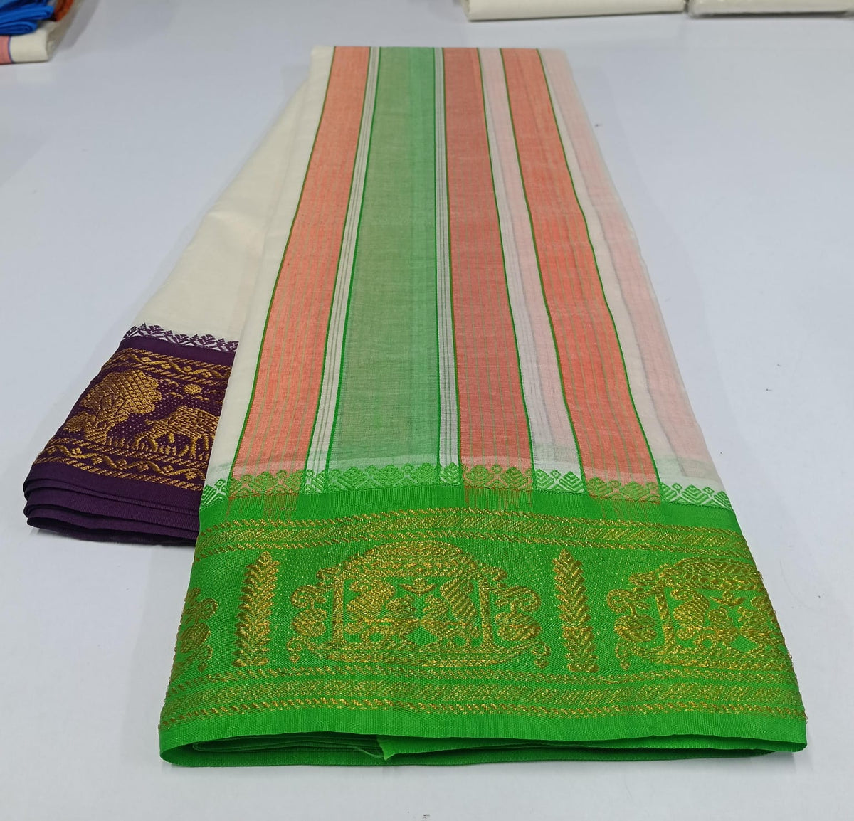 KAN_ Jq-51 - 4.5  inch - Vaishnava Dhoti