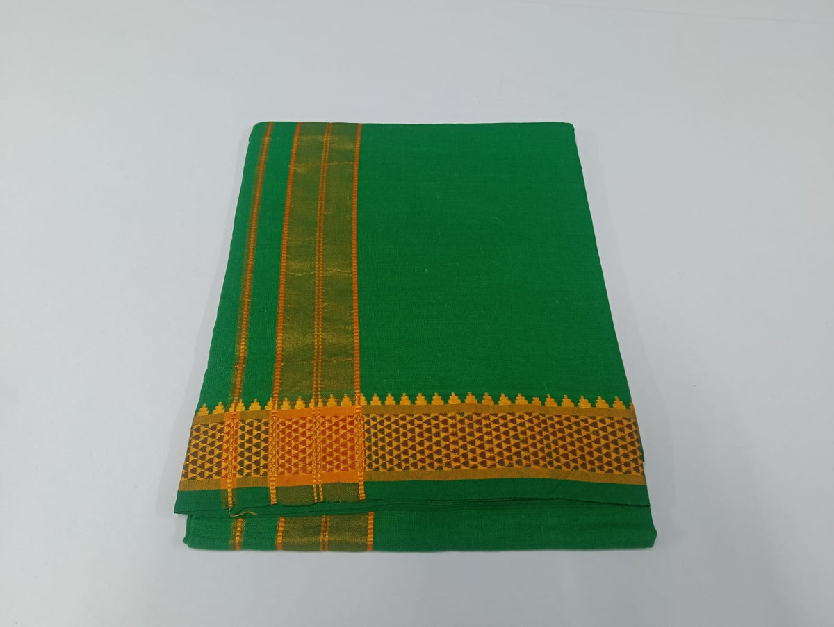 COTTON-COLOR-DHOTIS-015 - 2 inch - Thread Border