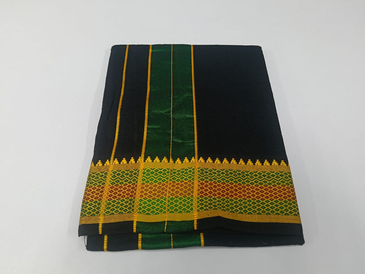COTTON-COLOR-DHOTIS-016 - 2 inch - Thread Border