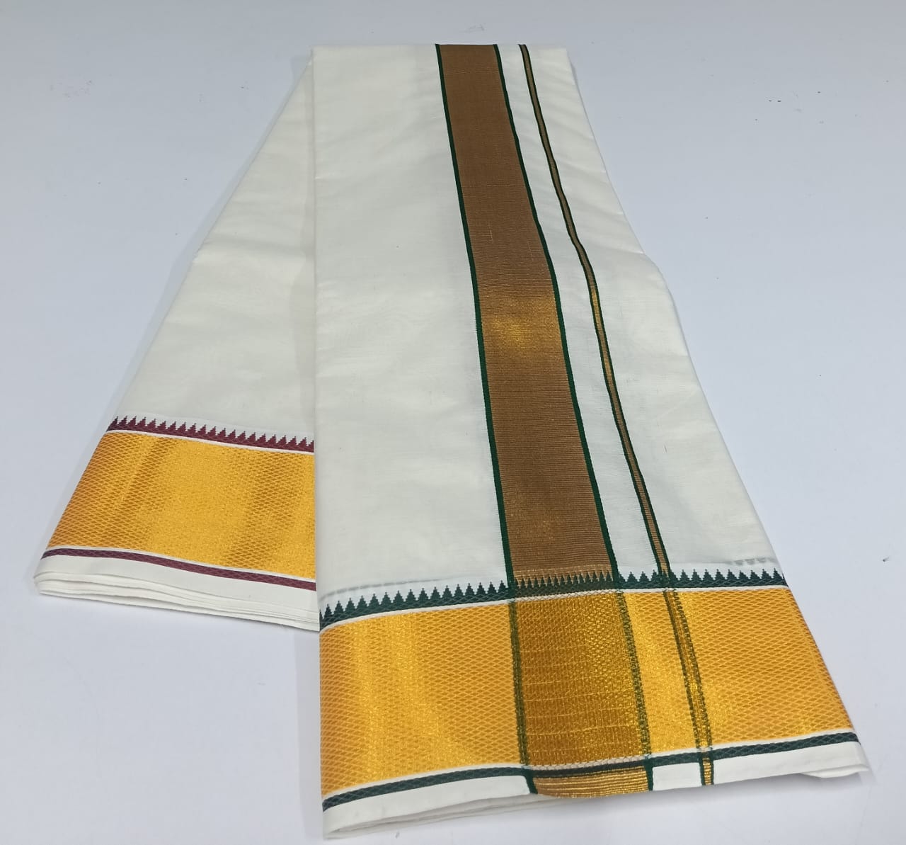 Meenakari Dhoti Pure White – MK_Border_01